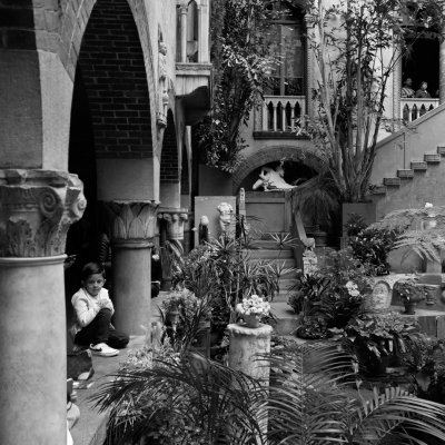 BOY IN GARDNER MUSEUM BOSTON 2024